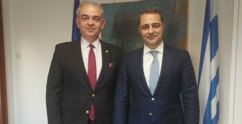 Συνάντηση Πρύτανη ΕΜΠ με τον Υφυπουργό Ανάπτυξης