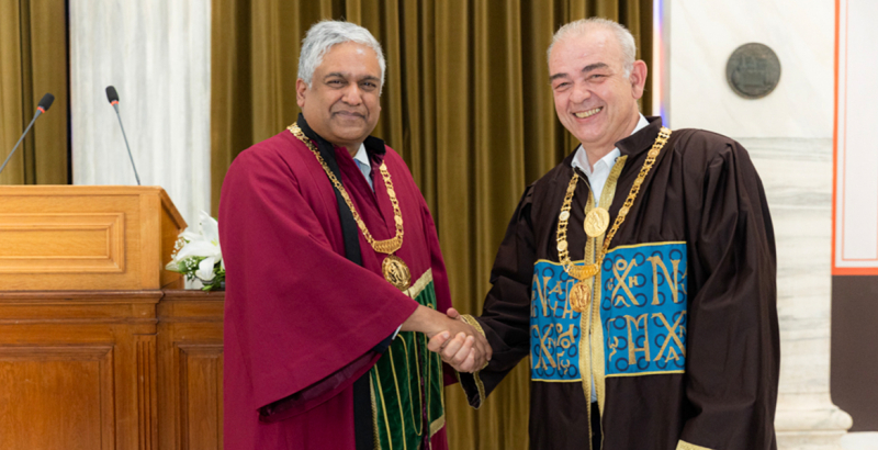 Τελετή αναγόρευσης του Καθηγητή Anantha P. Chandrakasan Dean of the MIT School of Engineering ως Επίτιμου Διδάκτορα του ΕΜΠ